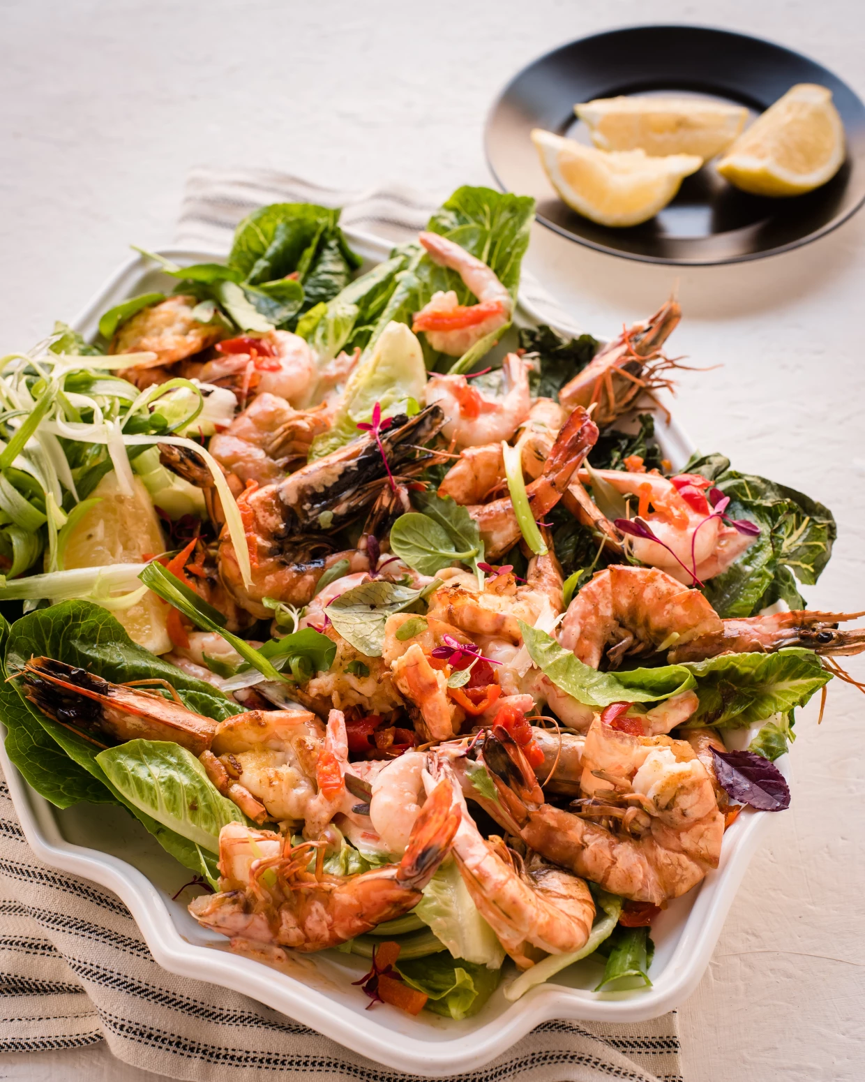 PEPPADEWÂ® Prawn Salad Recipe | Food Network UK