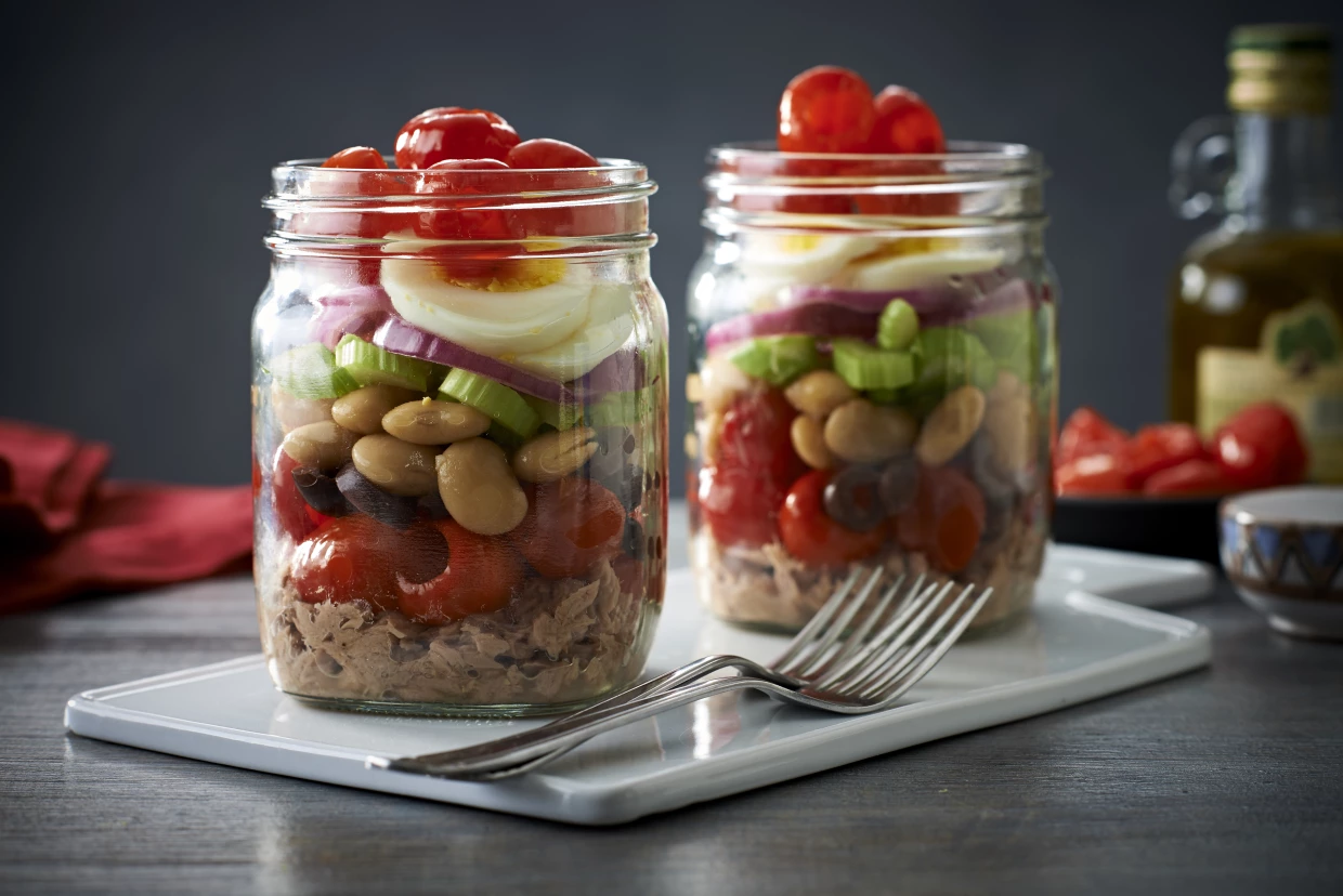 PEPPADEWÂ® Tuna in Jar Salad Recipe | Food Network UK