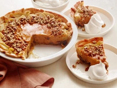 Apple, Pumpkin and Pecan Pie Recipe | Food Network UK