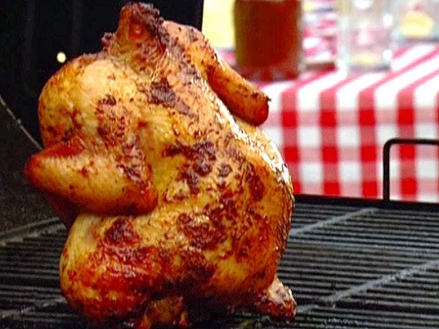 Beer Can Chicken with Cola Barbecue Sauce Recipe | Food Network UK