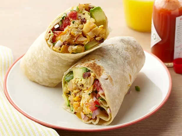 Breakfast Burrito Recipe | Food Network UK
