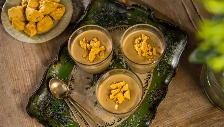 Hazelnut Vodka Butterscotch Pudding Recipe | Food Network UK