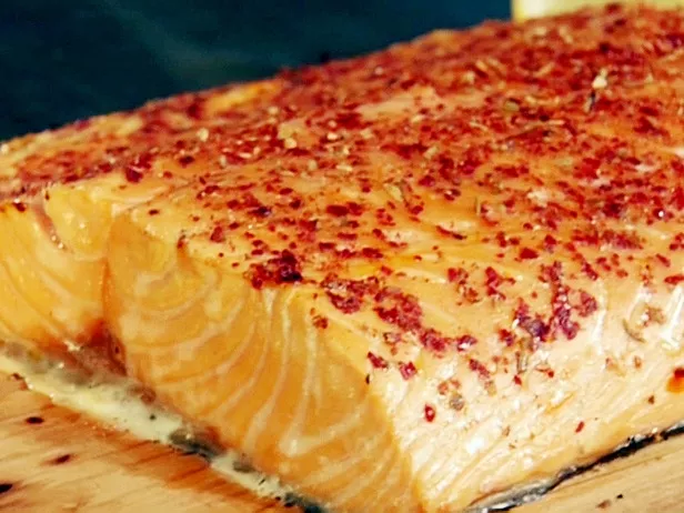 Cedar plank salmon with potlatch seasoning Recipe | Food Network UK
