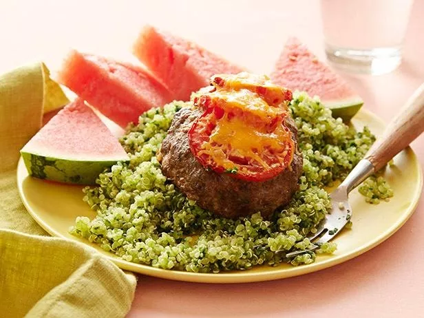 Cheesy Meatloaf with Green Quinoa Recipe | Food Network UK
