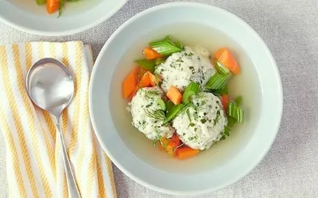 Chicken Soup with Matzo Balls Recipe | Food Network UK