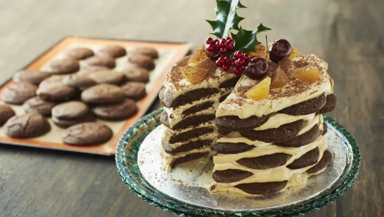 Chocolate and Coffee Icebox Cake Recipe | Food Network UK