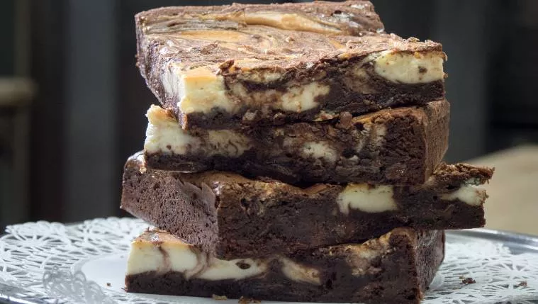 Chocolate Cheesecake Brownies Recipe | Food Network UK