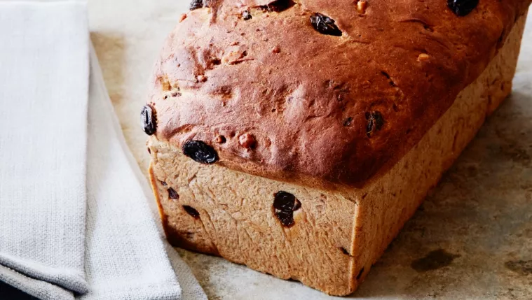 Homemade Cinnamon-Raisin Bread Recipe | Food Network UK