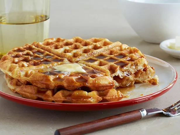 Classic Crispy Waffles Recipe | Food Network UK