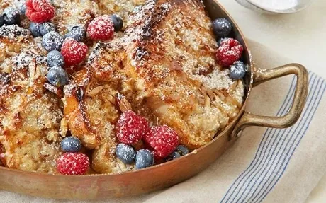 Coconut-Almond French Toast Casserole Recipe | Food Network UK