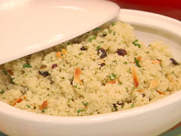 Couscous with currants, almonds, and parsley Recipe | Food Network UK