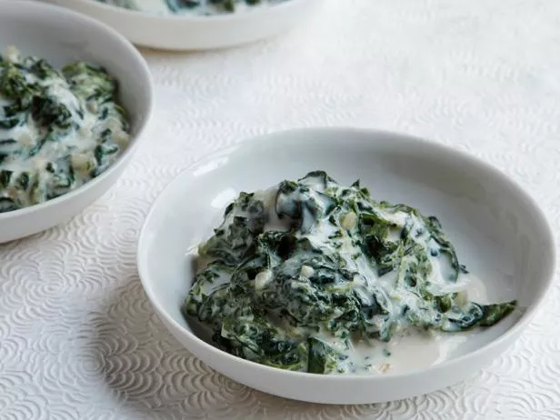 Creamed spinach Recipe | Food Network UK