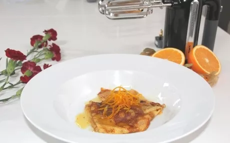 CrÃªpe Suzette with Orange Confit Recipe | Food Network UK