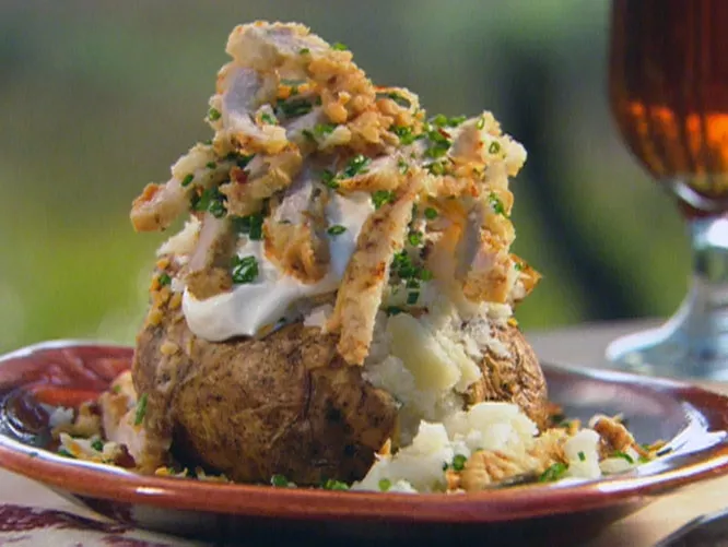 Deen family fried baked potato Recipe | Food Network UK
