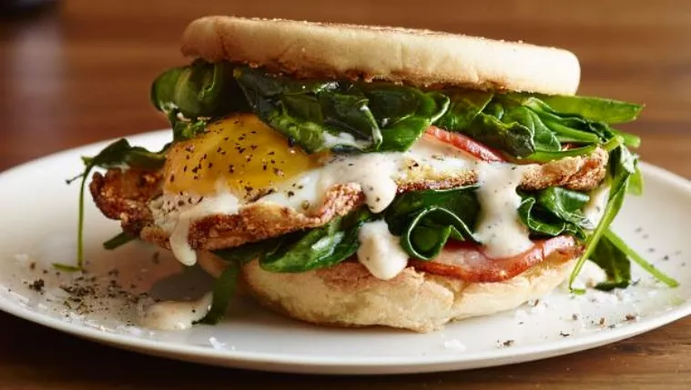 Easy Eggs Benedict Sandwich Recipe | Food Network UK