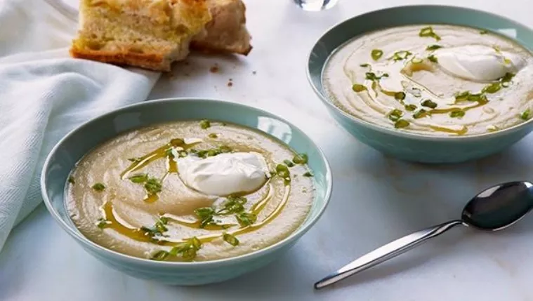 Creamy French Fry Soup Recipe | Food Network UK