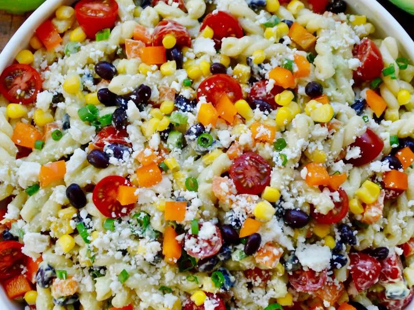 Fully Loaded Summer Pasta Salad Recipe | Food Network UK