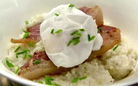 Grits, Country Ham and Red-Eye Gravy Recipe | Food Network UK