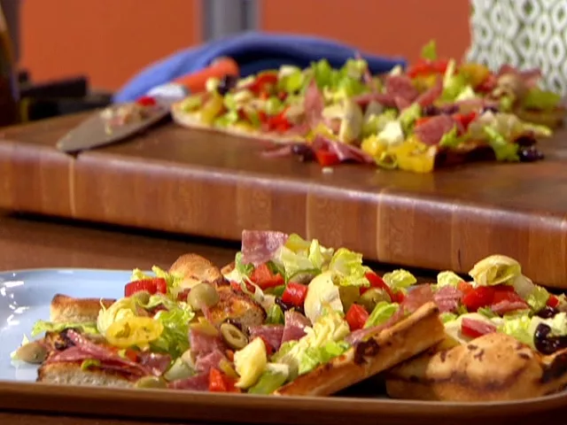 Handy-pasto - antipasto pizza Recipe | Food Network UK