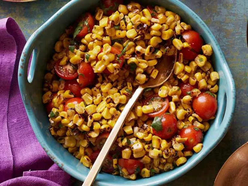 Indian Street Corn Salad Recipe | Food Network UK