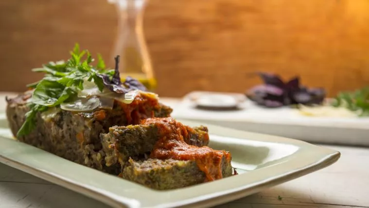 Italian Meatloaf with Roasted Tomato Sauce Recipe | Food Network UK