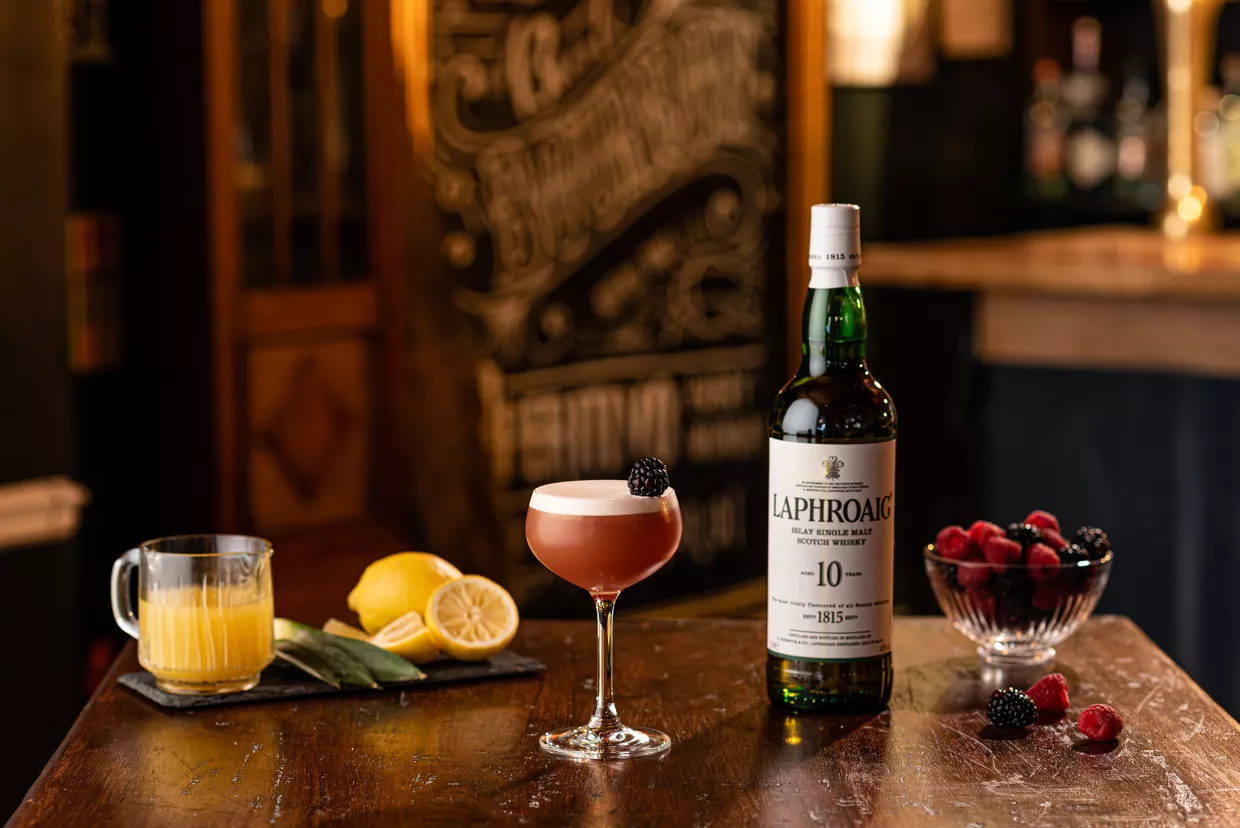 Laphroaig Smoky French Martini Recipe | Food Network UK