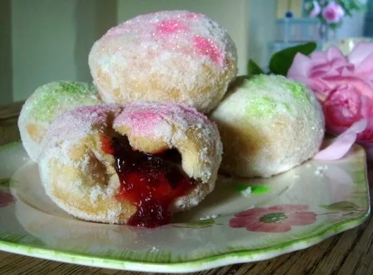 Lotte's Sparkly Doughnuts Recipe | Food Network UK