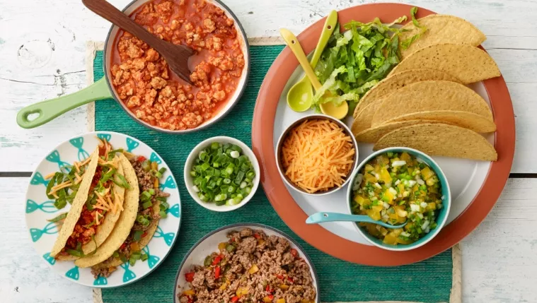 Make Your Own Tacos Bar Recipe | Food Network UK