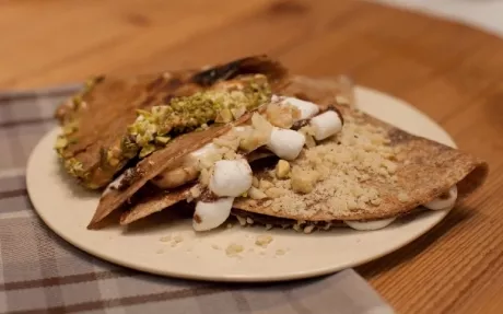 Marshmallow and Nutella CrÃªpes Recipe | Food Network UK