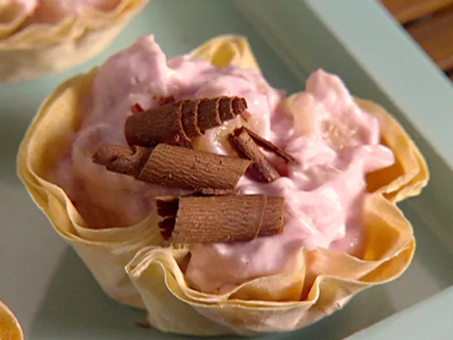 Mascarpone with raspberry and pineapple Recipe | Food Network UK