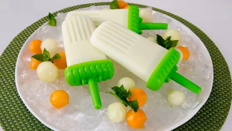 Melon Ice Pops Recipe | Food Network UK