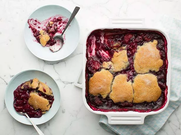 Mixed Berry Cobbler Recipe | Food Network UK