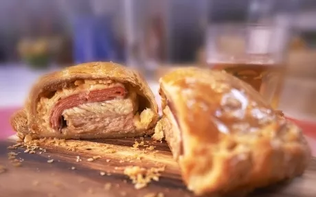 Mortadella Pasty Recipe | Food Network UK