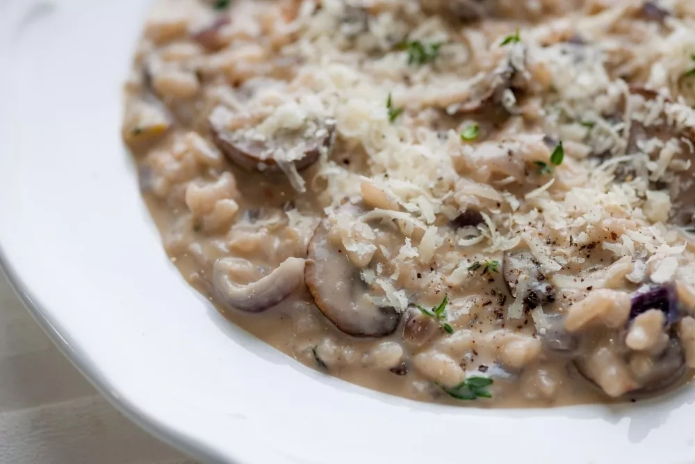 Mushroom Risotto Recipe | Food Network UK