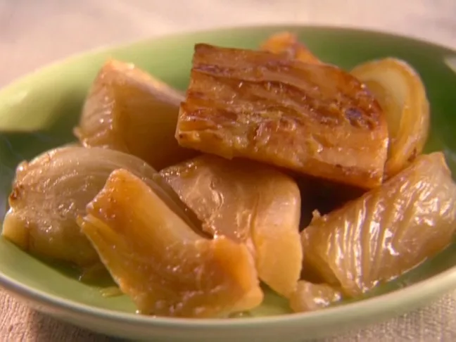 Orange-braised fennel Recipe | Food Network UK