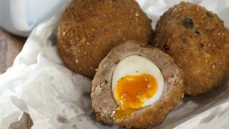 Organic Game Scotch Eggs Recipe | Food Network UK