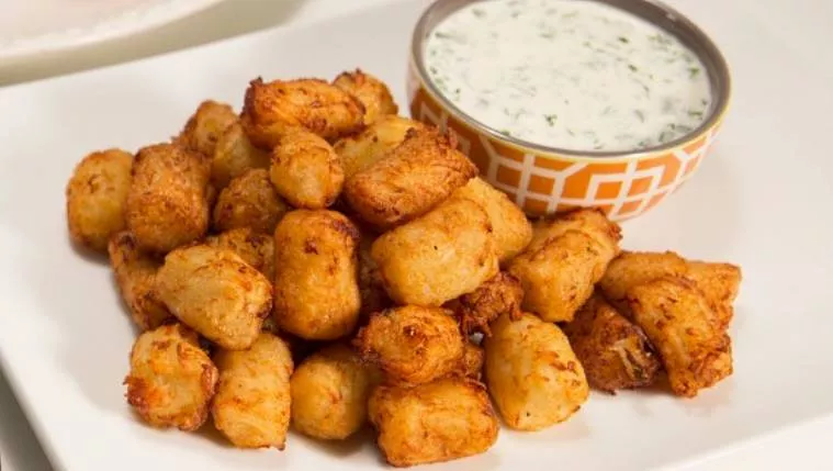 Top Hat Potato Tots with Ranch Dressing Recipe | Food Network UK