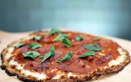 Prosciutto Pizza with Cauliflower Crust Recipe | Food Network UK