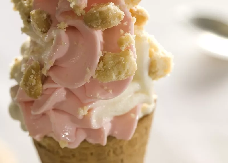 Rhubarb Ice Cream Recipe | Food Network UK