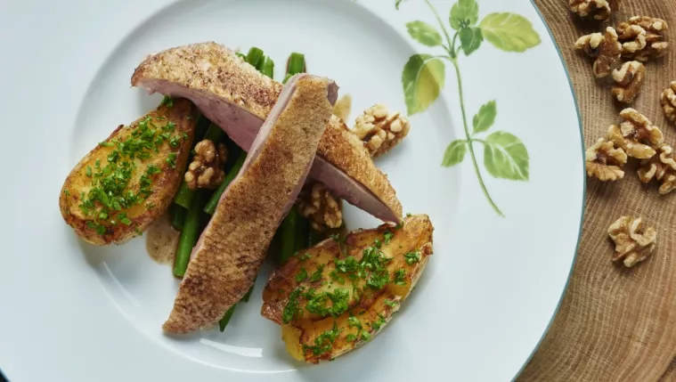 Roasted Five-Spiced Aylesbury Duck Recipe | Food Network UK