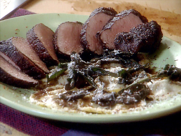 Seared pork tenderloin with pepper compote Recipe | Food Network UK