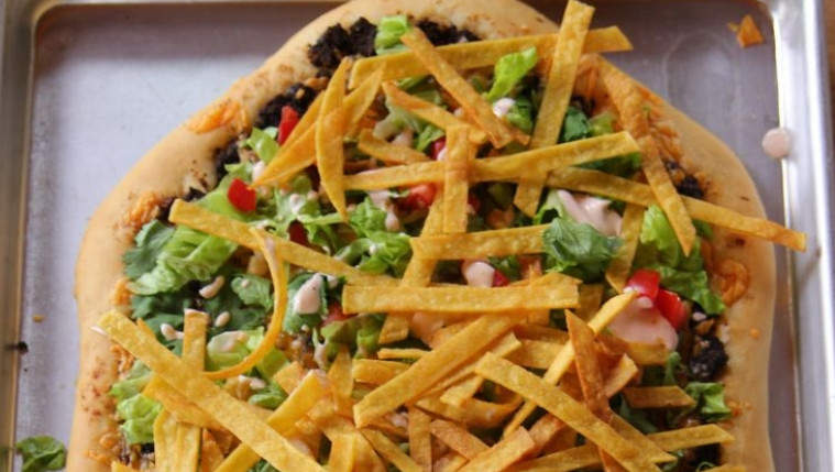 Taco Pizza Recipe | Food Network UK