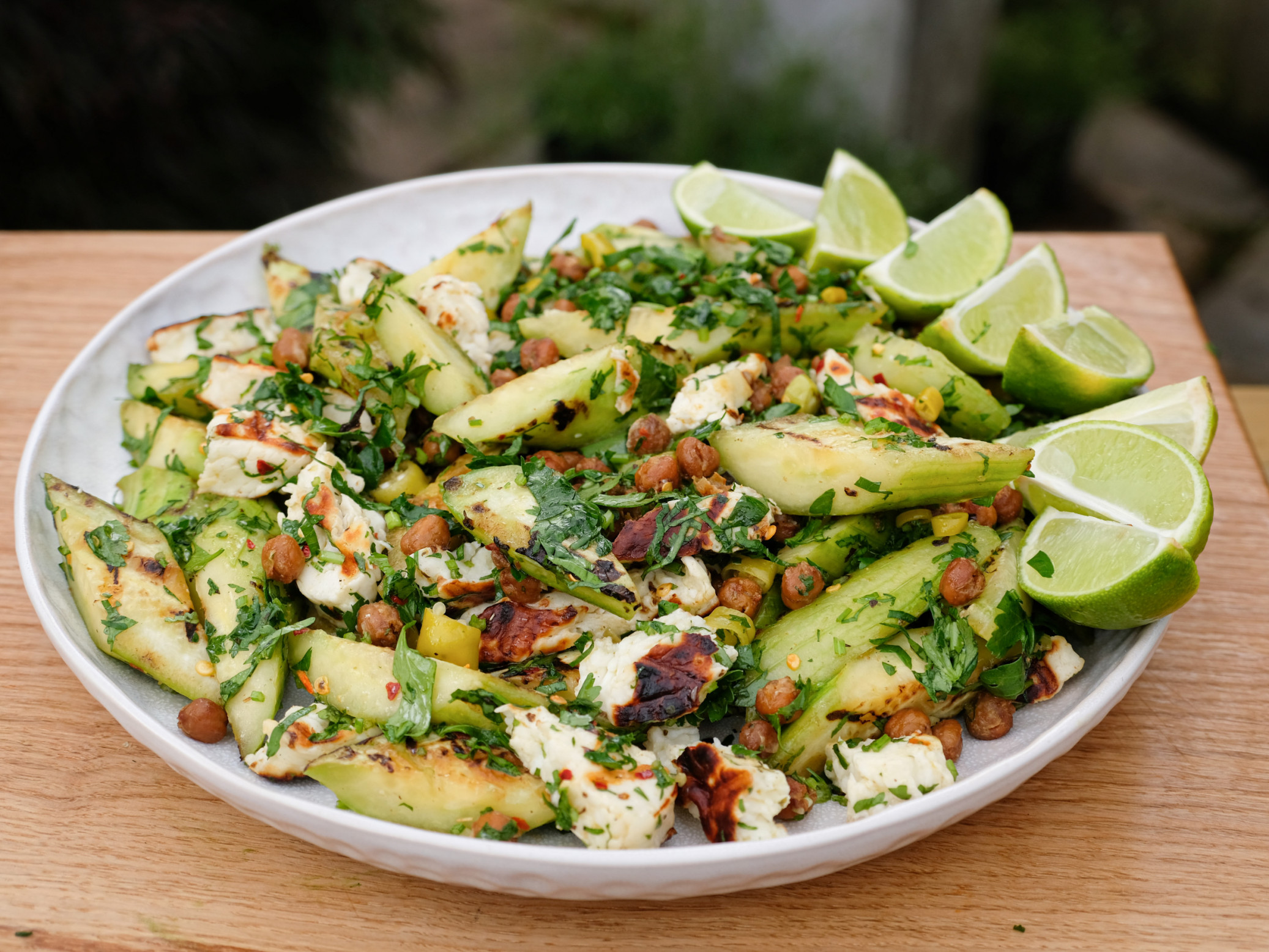 Tom Kerridge's Grilled Cucumber Salad Recipe Food Network UK