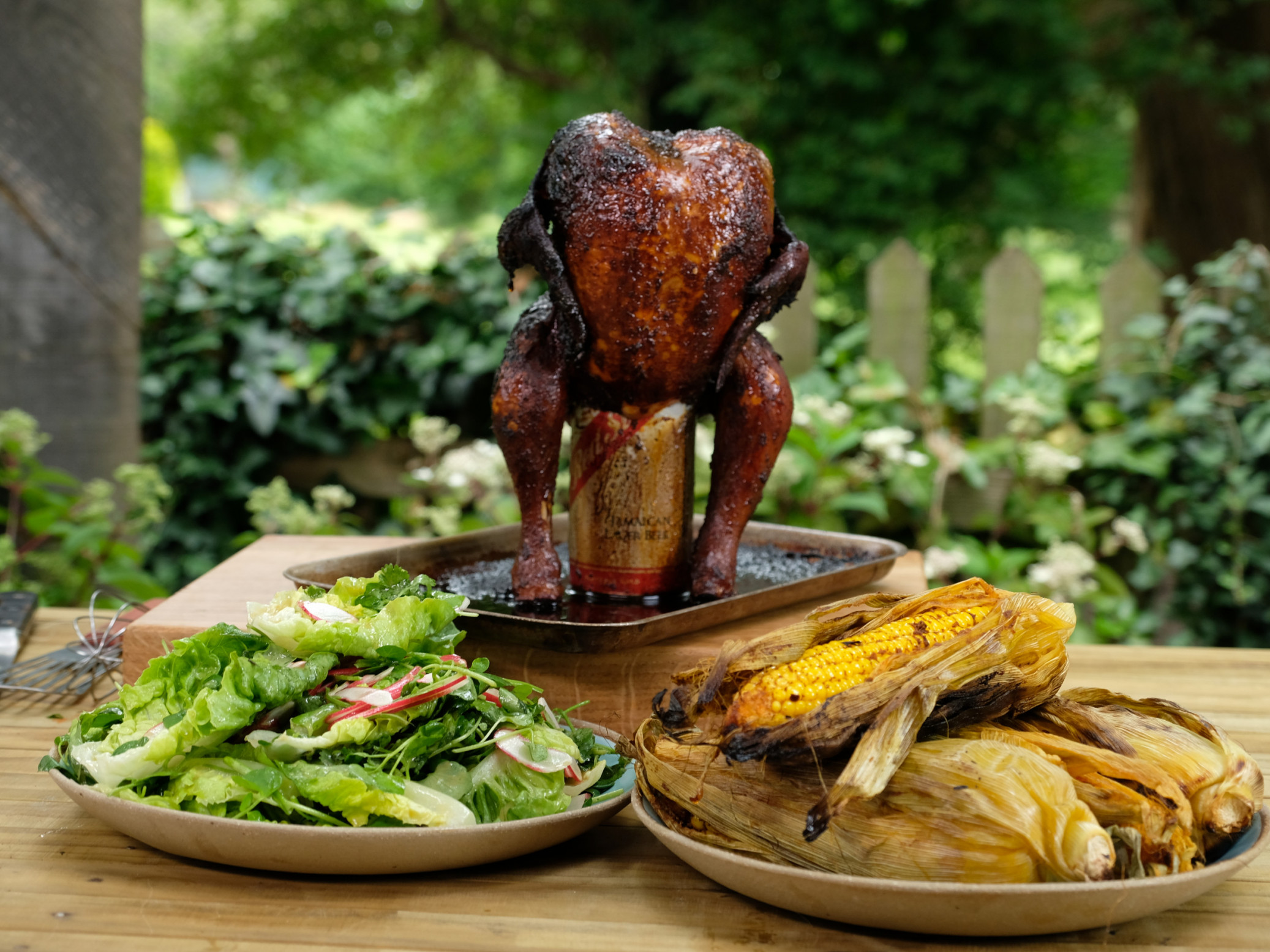 Tom Kerridge's BBQ BeerCan Chicken Recipe Food Network UK