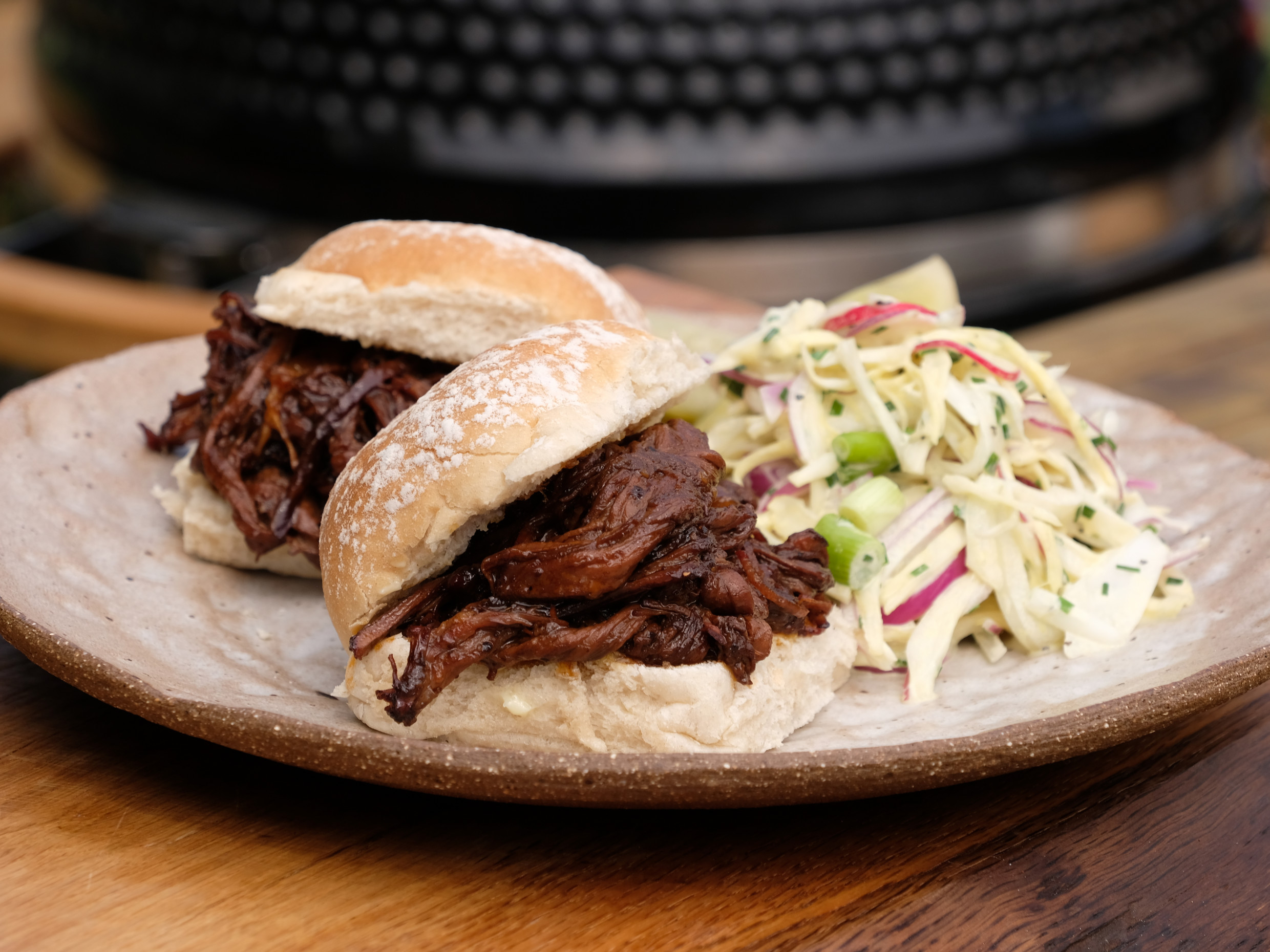 Tom Kerridge's Pulled Beef Brisket Buns Recipe Food Network UK