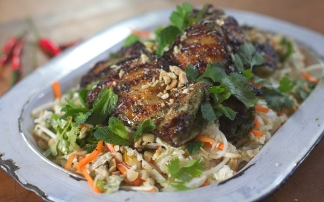 Vietnamese Crispy Chicken Salad Recipe | Food Network UK