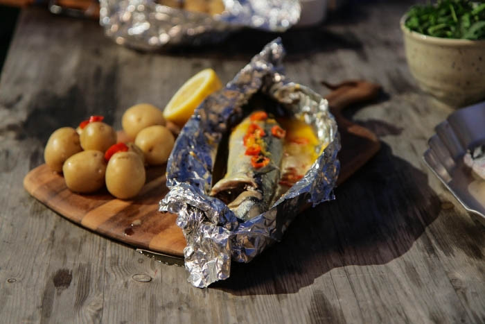 Whole Mackerel with Orange, Chilli & Olive Oil Recipe | Food Network UK