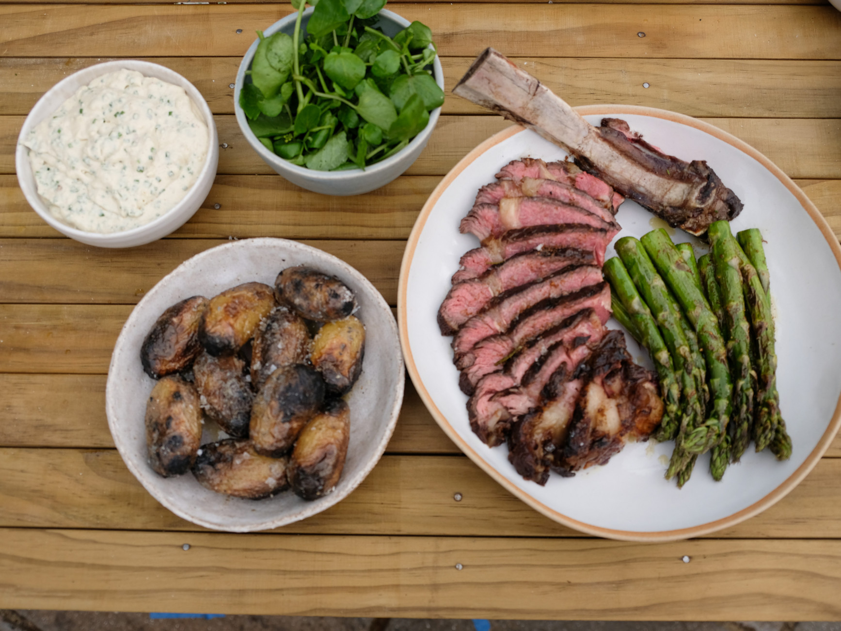 Tom Kerridge's Ultimate BBQ Rib Eye Steak Recipe Food Network UK