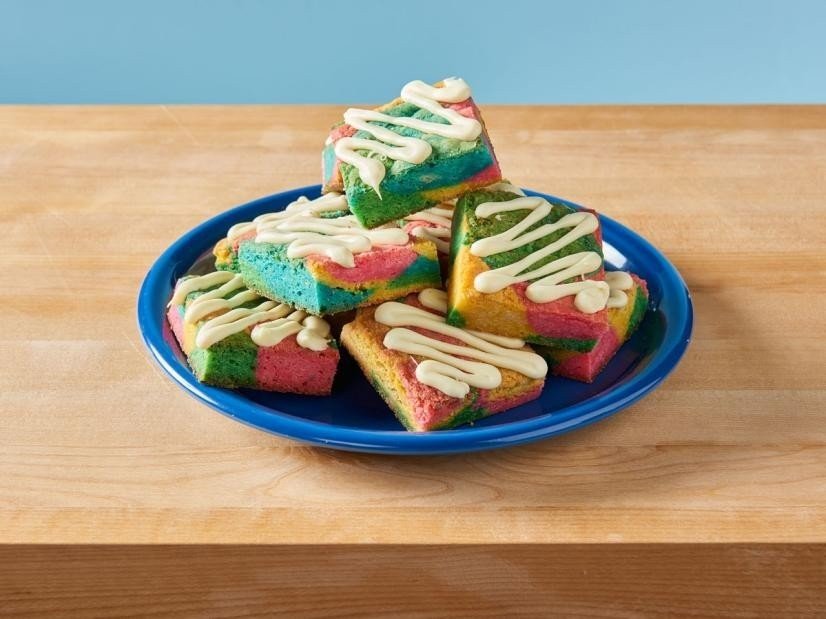 rainbow unicorn brownie