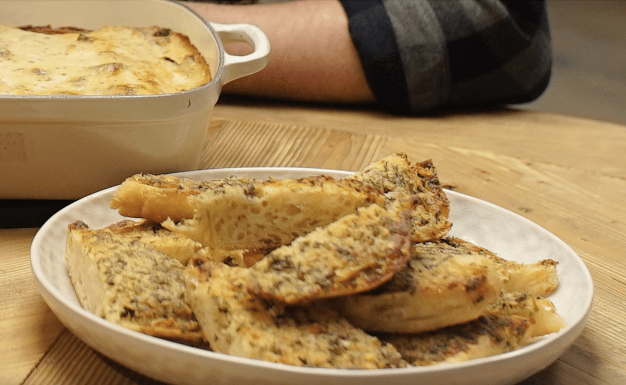 Tom Kerridge's Extra Special Garlic Bread Recipe | Food Network UK